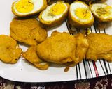 A picture of step 1 of Egg burji, potatoes bhajiya # Ramzan special.