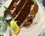 Foto del paso 18 de la receta: Tarta de zanahoria con bizcocho de chocolate y buttercream de queso
