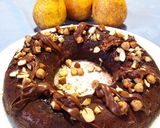 Une image de l'étape 5 de Gâteau invisible poire chocolat.