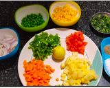 A picture of step 2 of Vermicilli Upma.