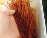Hình bước làm 2 của món Bún trộn eatclean