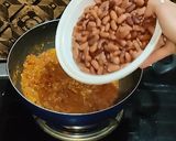 A picture of step 7 of CHATPATA RAJMA WRAP/RED KIDNEY BEANS BURRITOS.