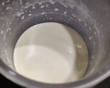 A picture of step 2 of Saboodana custard.
