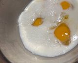 A picture of step 1 of Vanilla cake.