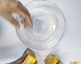 A picture of step 1 of Chocolate ganache.