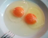 Foto del paso 4 de la receta Media tostada con huevos revueltos, ajetes y sobrasada