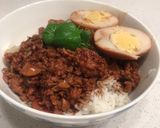 รูปขั้นตอนการทำที่ 2 ของ ข้าวหมูสับตุ๋นไต้หวัน Lu Rou Fan