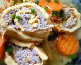 รูปขั้นตอนการทำที่ 3 ของ "แกงจืดไข่ม้วนหมูสับ" Minced Pork Omelette Roll in Clear Soup🥣