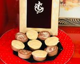 A picture of step 5 of # Football seasonBounty chocolate rounds.