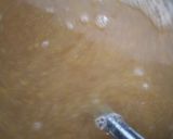 A picture of step 2 of Suji halwa.