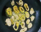 A picture of step 6 of Crispy Karela.