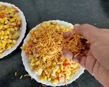 A picture of step 6 of Corn Bhel.