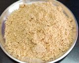 A picture of step 1 of Walnut Halwa.