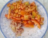 Hình bước làm 2 của món Mực xào cà chua