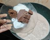 Foto langkah ke 3 dari resep Puding Brownies Roti Tawar.