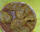 A picture of step 3 of Balochi Tikka.