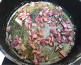 Foto del paso 1 de la receta: Fettuccine Alfredo con Champiñones y Bacon