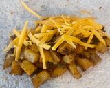 A picture of step 5 of Potato Enchiladas 🥔🌶️.