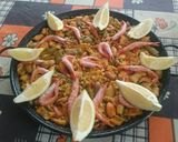 A picture of step 13 of Paella Mixta (Señoret).