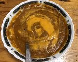 Une image de l'étape 6 de Purée aux deux céleris et deux poivrons crème au curcuma.