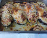 Foto del paso 11 de la receta: Berenjenas con carne, verduras, roquefort y bechamel gratinada
