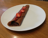Foto del paso 4 de la receta: Crepe de chocolate y mermelada de fresa fitness!! 😍