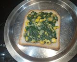कॉर्न पालक एंड मेयो टू लयर सैंडविच(Corn palak and mayo two layer sandwich recipe in Hindi) रेसिपी चरण 3 फोटो