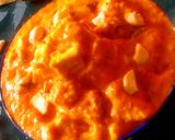 A picture of step 5 of Shahi paneer.