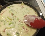 A picture of step 5 of Easy healthy creamy pasta.