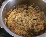 A picture of step 3 of Sprouted Methi Pulav.