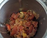 A picture of step 5 of Paneer butter masala.