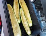 A picture of step 3 of Stuffed Zucchini in the Air Fryer.
