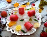 عکس مرحله 1 از دستور بستنی یخی هلویی