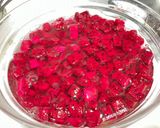 A picture of step 10 of Colorful Fruit Panna Cotta.