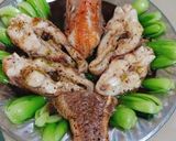 Hình bước làm 4 của món Cá điêu hồng hấp cải thìa