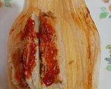Foto del paso 5 de la receta: Tamales rojos de maseca