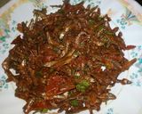 A picture of step 5 of Fried omena.