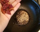 A picture of step 3 of Karamani/ Black eyed peas Sundal.