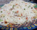 A picture of step 8 of Chicken And Vegetables Fried Rice.