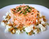 Foto del paso 2 de la receta: Ensalada griega con zanahoria y nueces