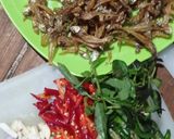 Foto langkah ke 2 dari resep Nasi Bakar hati ampela, teri kemangi.