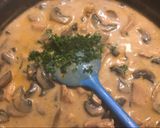 Gombapörkölt csirkemellel recept fázis 6 fotója