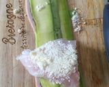 Une image de l'étape 1 de Paupiettes de cabillaud courgette & poitrine fumée.