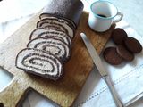 Rotolo caffè e cioccolato, senza cottura