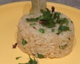 A picture of step 4 of Jeera Rice.