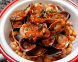 Foto del paso 6 de la receta: Almejas a la marinera picante con fessolets