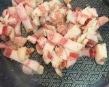 Foto del paso 2 de la receta: Tallarines a la carbonara con alcachofas - Adviento Navidad Cookpad