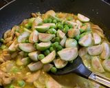 รูปขั้นตอนการทำที่ 1 ของ สปาเก็ตตี้แกงเขียวหวานไก่