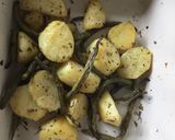 A picture of step 2 of Garlic and fresh herbs roasted vegetables.