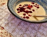 Muffin tönkölybúza fehérlisztből piros bogyós gyümölcsökkel és szósszal recept fázis 4 fotója